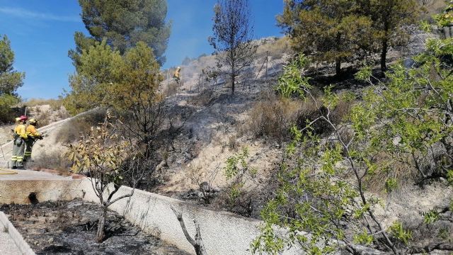 Conato de incendio forestal en el Cabezo de Los Frailes en Calasparra
