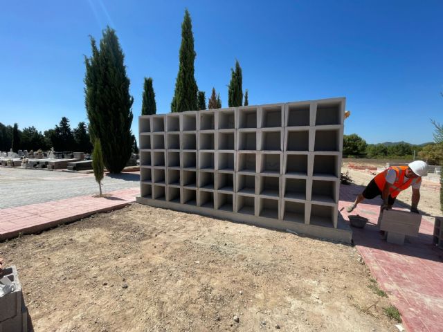 Visita a las obras de ampliación en el Cementerio Municipal de Calasparra