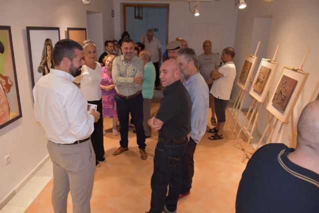 Inaugurada la exposición 'Espacio y Tiempo' del autor murciano Clemente Martínez de San Nicolás