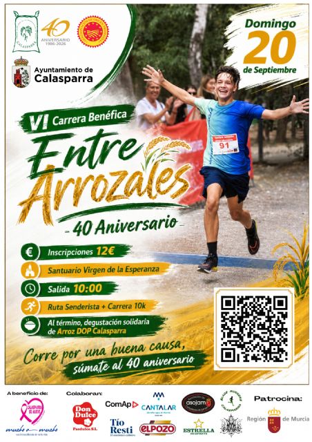 Presentada la VI Carrera Benéfica 'Entre Arrozales', que se celebrará el 20 de septiembre