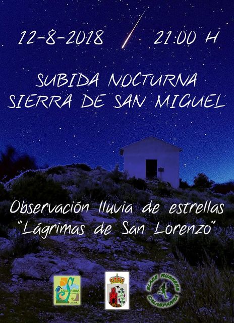 Subida a la sierra de San Miguel y observación de las estrellas
