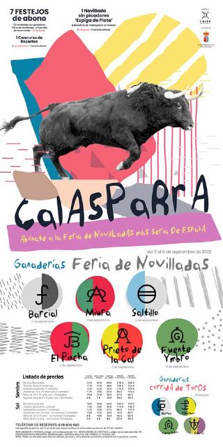 Presentado el elenco de ganaderías de la temporada taurina 2022 de Calasparra