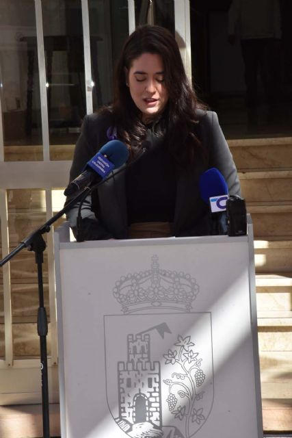 Lectura del manifiesto por el Día de la Mujer en Calasparra