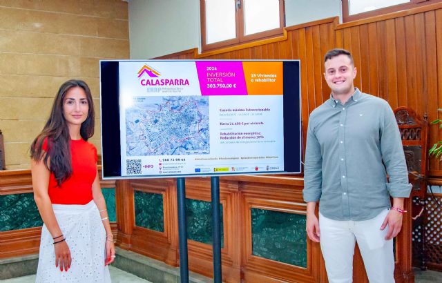 El Ayuntamiento de Calasparra lanza ayudas de rehabilitación de viviendas para mejorar la eficiencia energética