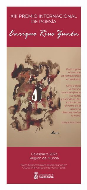 El escritor pacense, Ricardo Bermejo Álvarez ganador del Premio Internacional de Poesía Enrique Ríus Zunón de Calasparra