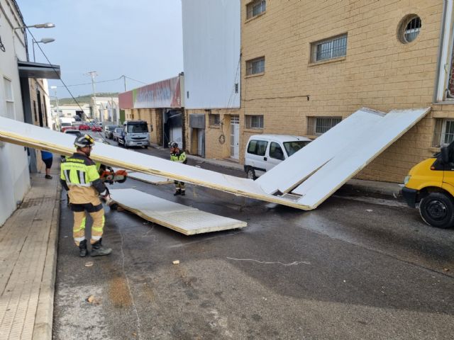 Fenómenos adversos por viento en la Región de Murcia