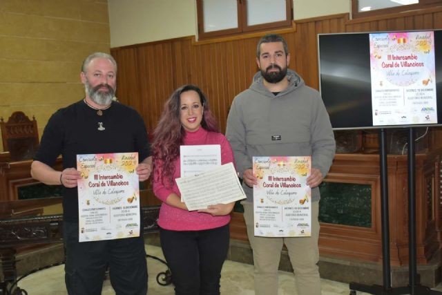 Calasparra celebrará el III Intercambio Coral de Villancicos 'Villa de Calasparra' el próximo viernes 15 de diciembre en el Auditorio Municipal
