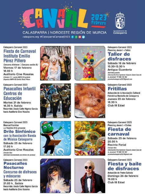 Calasparra se llena de música y color en el Carnaval 2023