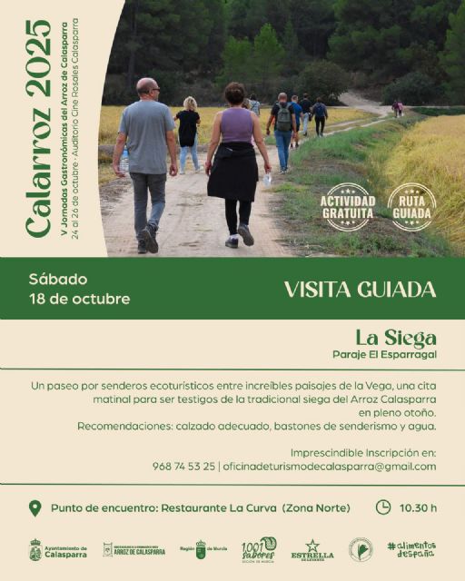 Visita y ruta guiada 'la siega'  paraje del esparragal