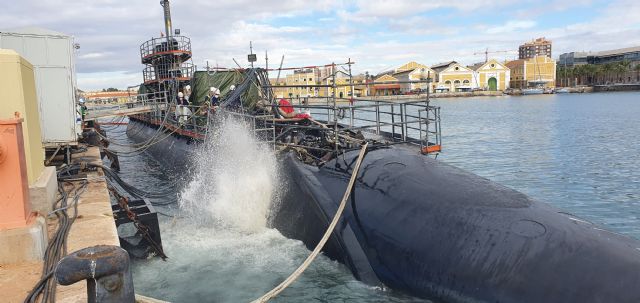 El S-81 ´Isaac Peral´ supera un nuevo hito de seguridad con el arranque de sus motores diésel