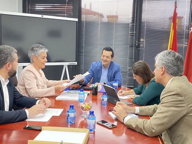 Reunión de trabajo entre el Ayuntamiento de Calasparra y la Consejería de Fomento de la CARM