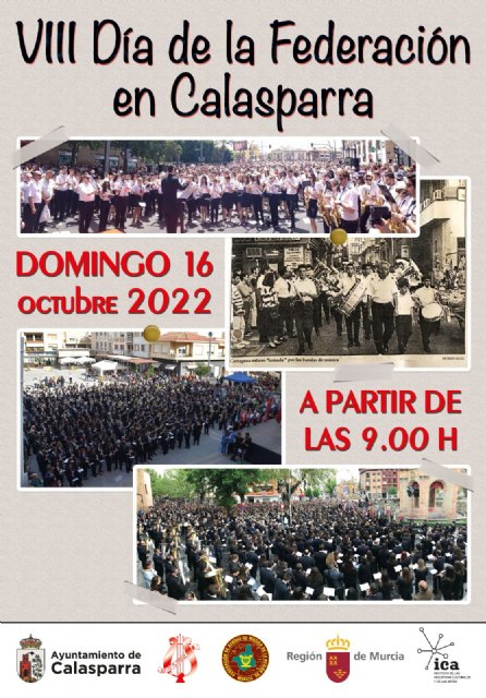 El VIII Día de la Federación llenará de bandas de música las calles Calasparra