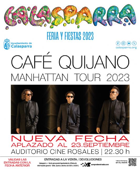 La amenaza de la DANA y la previsión de lluvia obligan a aplazar los conciertos para este fin de semana en Calasparra