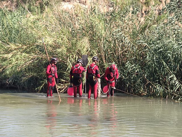 Servicios de emergencia encuentran el cuerpo sin vida del hombre desaparecido ayer en el río Segura, a la altura del paraje del Bayo (Calasparra)