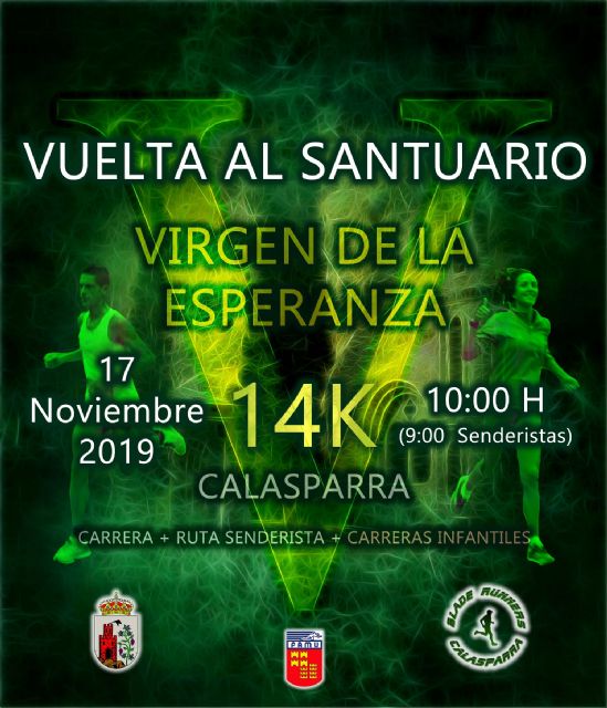 El 17 de noviembre, V Vuelta al Santuario Virgen de la Esperanza de Calasparra
