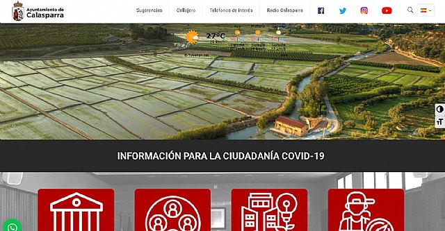 Calasparra actualiza su web municipal