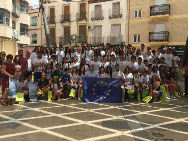 45 jóvenes de Francia, Alemania y España realizan un intercambio en Calasparra en el que aprenden a cuidar el medioambiente