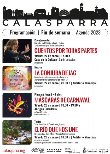 Oferta cultural de este fin de semana en Calasparra
