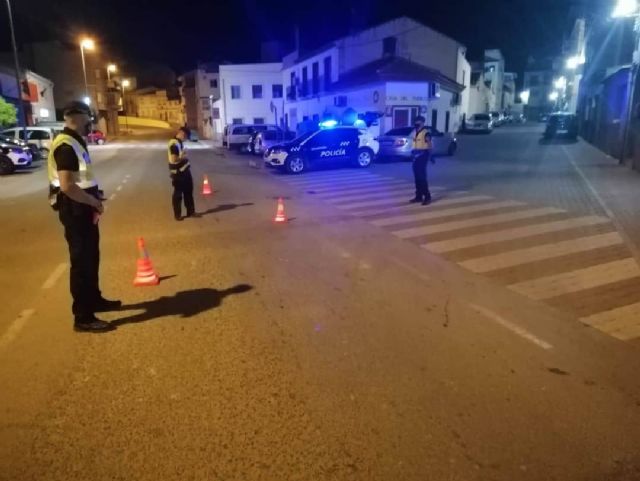 Policía Local de Calasparra refuerza los servicios en las noches del fin de semana para controlar el ocio nocturno